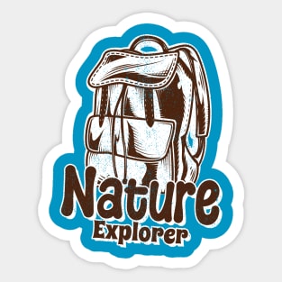 nature explorer outdoors lover Sticker